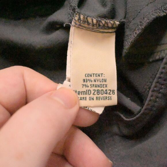 LL Bean Pants Womens 10 Gray Vista Trekking Cargo Hiking Outdoor Roll Tab Pants - Picture 4 of 7